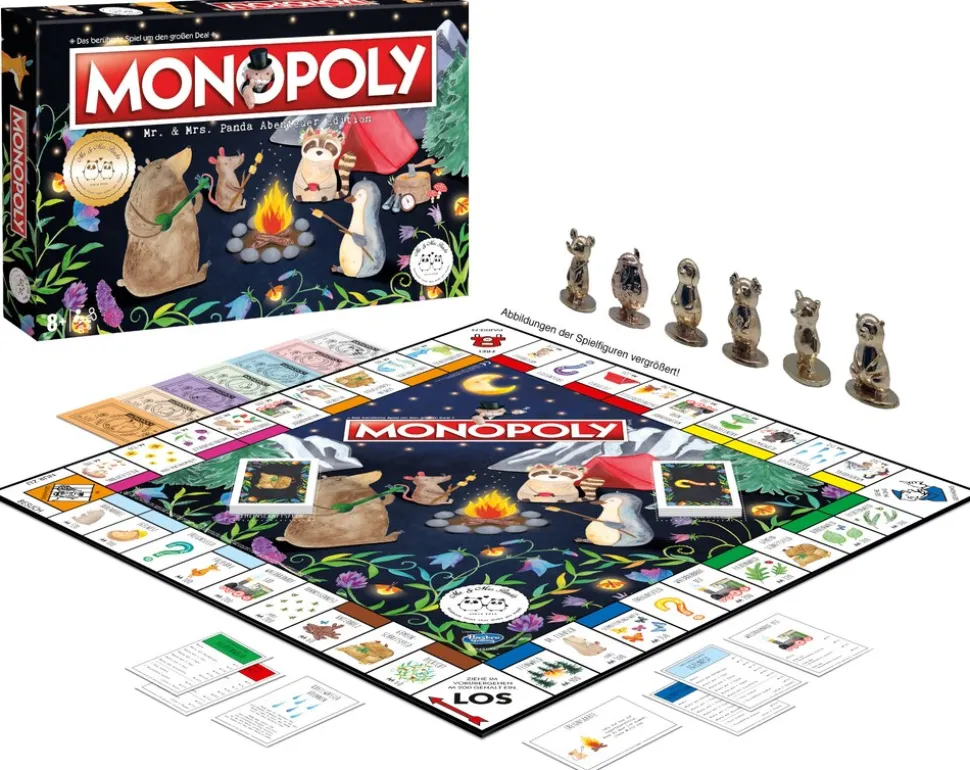 Monopoly Mr. und Mrs. Panda Gesellschaftsspiel Brettspiel Spiel