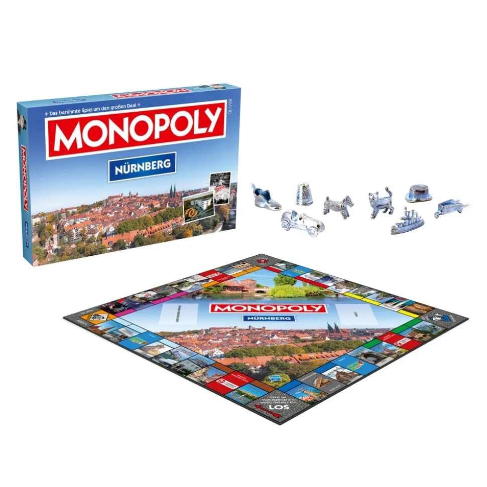 Monopoly - Nürnberg Brettspiel Gesellschaftsspiel Spiel Cityedition Stadtedition