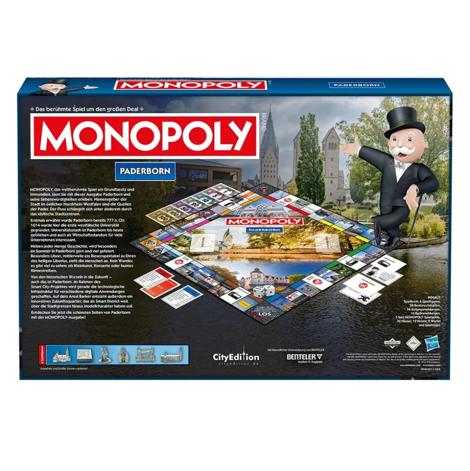 Monopoly - Paderborn Brettspiel Gesellschaftsspiel Spiel Cityedition Stadtedition