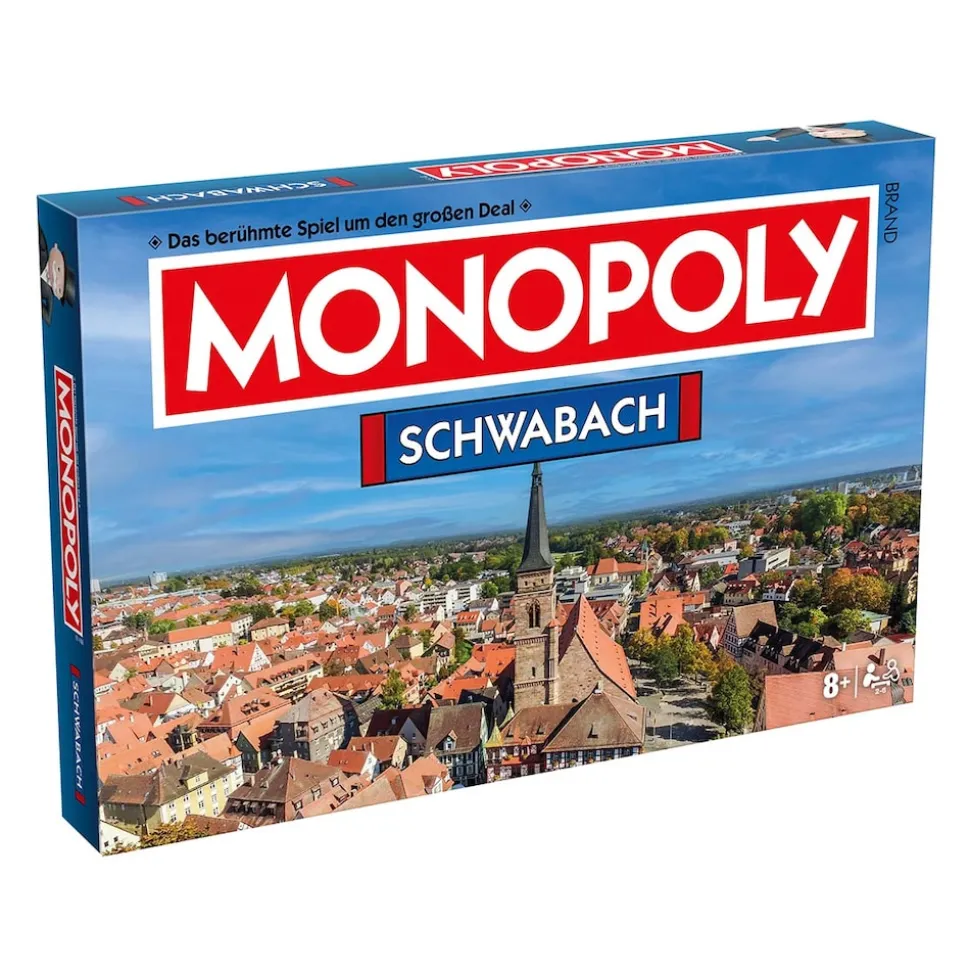 Monopoly - Schwabach Brettspiel Gesellschaftsspiel Spiel Cityedition Stadtedition