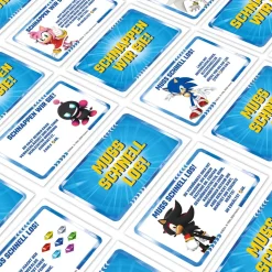 Monopoly - Sonic + 6 EXTRA Spielfiguren Gesellschaftsspiel Brettspiel Spiel