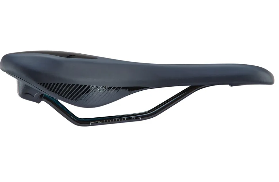 Mountainbike-Sattel, mit Memory Foam, mit Fixierungsskala, Farbe: schwarz