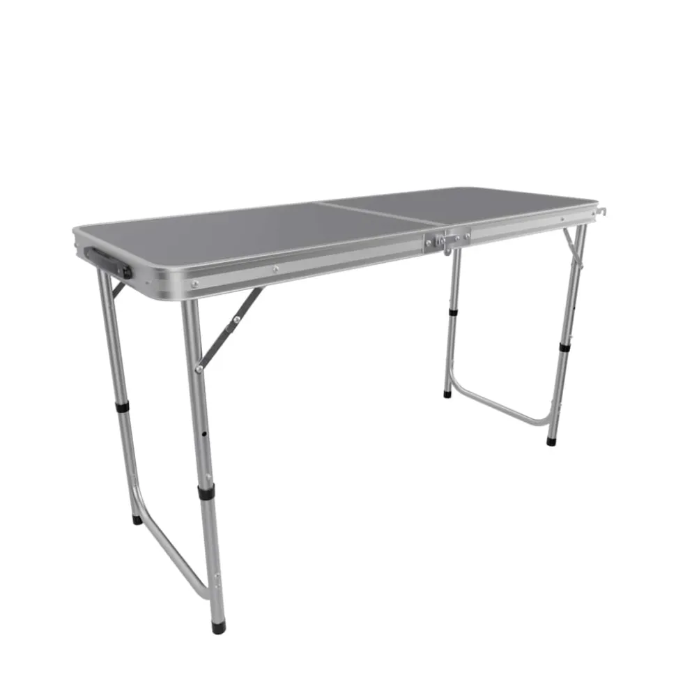 24MOVE® Campingküche PRAIA faltbar, Alu Outdoorküche mit Arbeitsplatte und Staufächern, höhenverstellbar