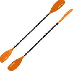 24MOVE® Doppelpaddel LAGO Aluminium Paddel, Stand-Up Paddling, Paddel für Kajak, 220 cm, verstellbar