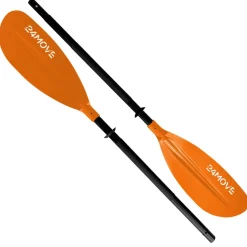 24MOVE® Doppelpaddel LAGO Aluminium Paddel, Stand-Up Paddling, Paddel für Kajak, 220 cm, verstellbar