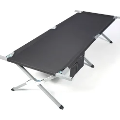 24MOVE® Feldbett Campingbett bis 200 kg In-und Outdoor Camping faltbar, inkl. Tragetasche für einfachen Transport