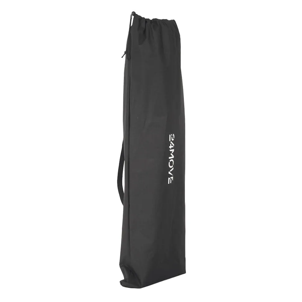 24MOVE® Feldbett Campingbett bis 150 kg In-und Outdoor Camping faltbar mit Seitentasche und Kissen
