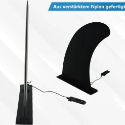 24MOVE® SUP Finne für SUP Stand Up Board, Abziehbare Mittelflosse Surfbrett SUP Longboard Finne, Ersatz, Paddleboard