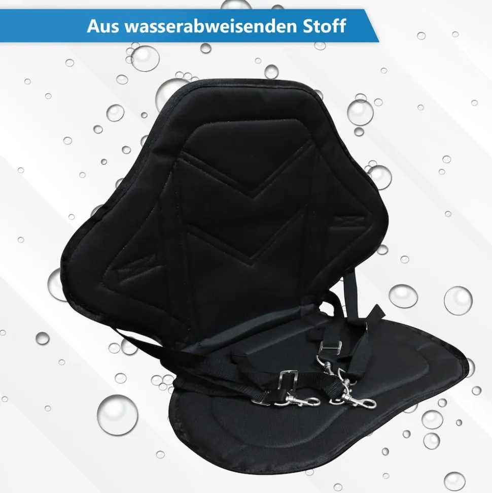 24MOVE® SUP Kajak Sitz für Paddle Boards und Kajaks, gepolstert und ergonomisch, mit Tasche, Surfboard, Stand Up Sitz