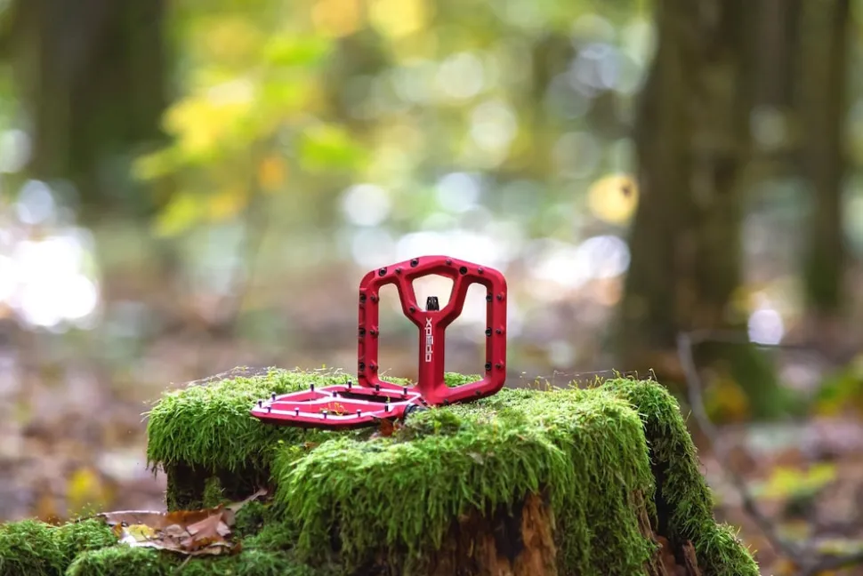 MTB/Plattform Pedal TRIDENT, rot, 9/16"