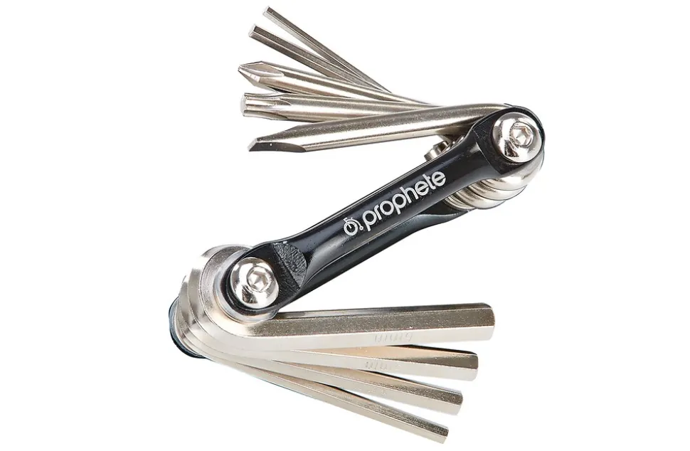 Multifunktionswerkzeug, 9 Funktionen, Innen-Sechskantschlüssel (2,2.5,3,4,5,6 mm), Innenrundschlüssel, Schlitzschraubendreher, Kreuzschraubendreher