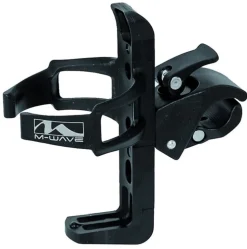 M-Wave BC 360 Flaschenhalter Kunststoff Fahrrad Rollstuhl Clip-On Halter 0,7 - 1,0 Liter