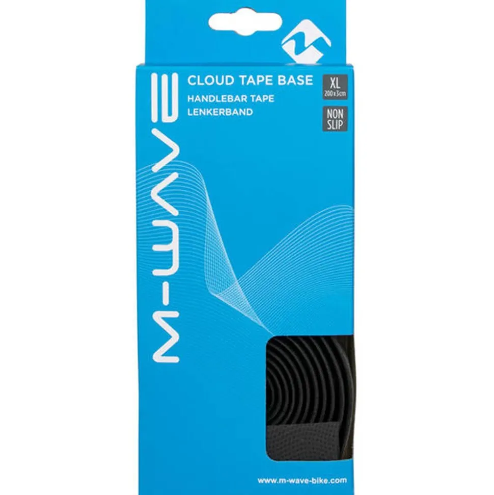 M-Wave Cloud Tape Base Lenkerband für Rennrad Fahrrad Lenker Band 200 x 3 cm mit Lenkerstopfen rutschfestes Griffband