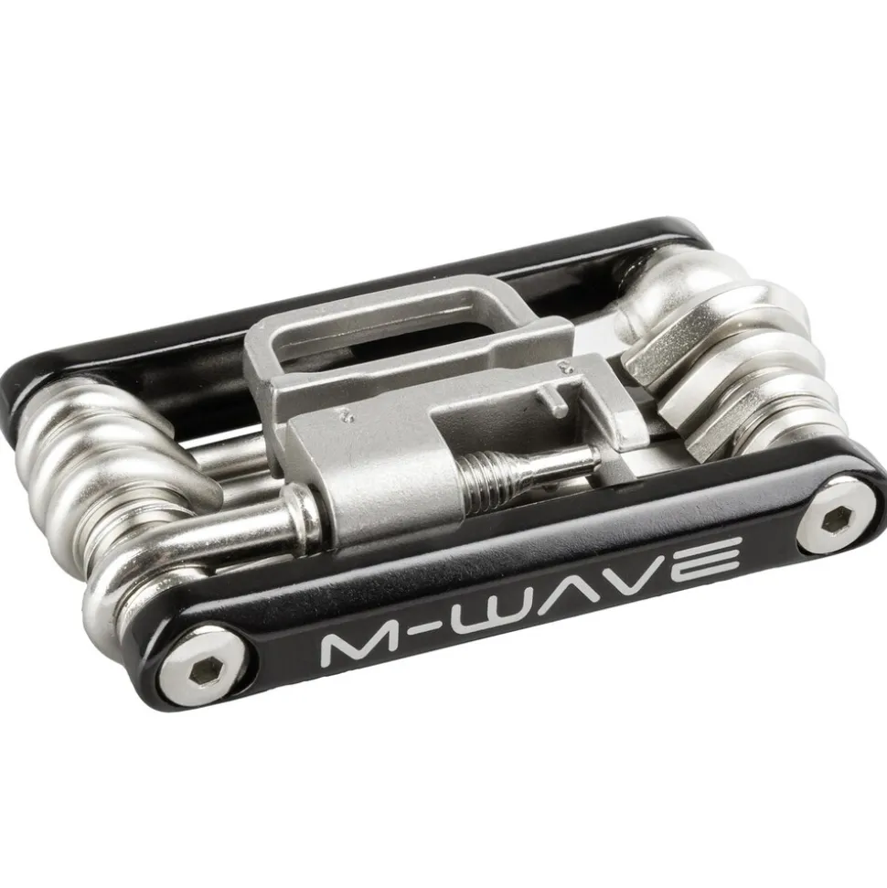 M-Wave Little 15 Multitool Multifunktionswerkzeug Fahrradwerkzeug Set für unterwegs Minitool 15 Funktionen