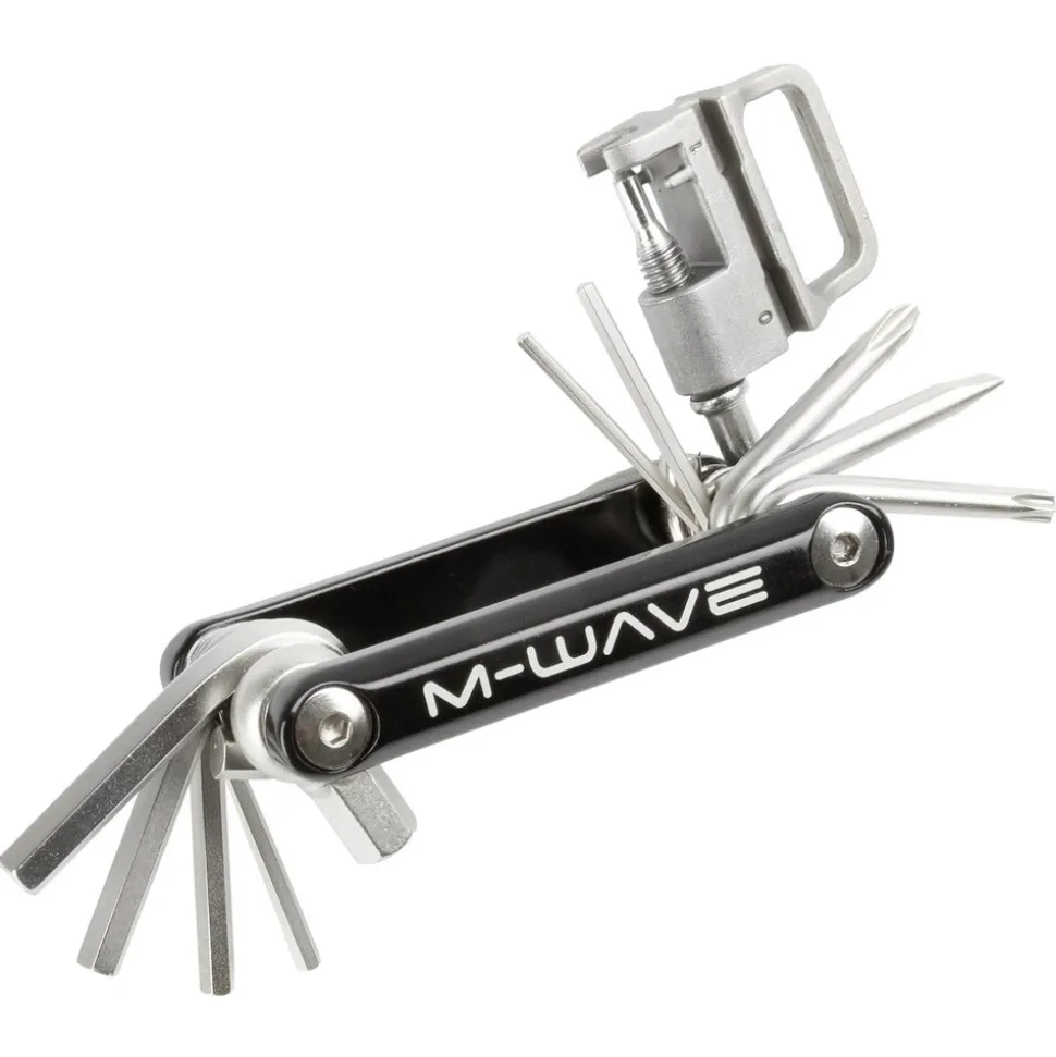 M-Wave Little 15 Multitool Multifunktionswerkzeug Fahrradwerkzeug Set für unterwegs Minitool 15 Funktionen