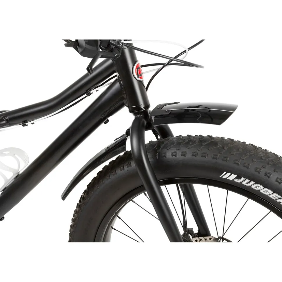 M-Wave Mud Max Fat Schutzblech 24 - 29 Zoll mit Reflektorhalter Spritzschutz Mudguard Schmutzfänger Fahrradschutzblech Steckschutzblech Set vorne hinten