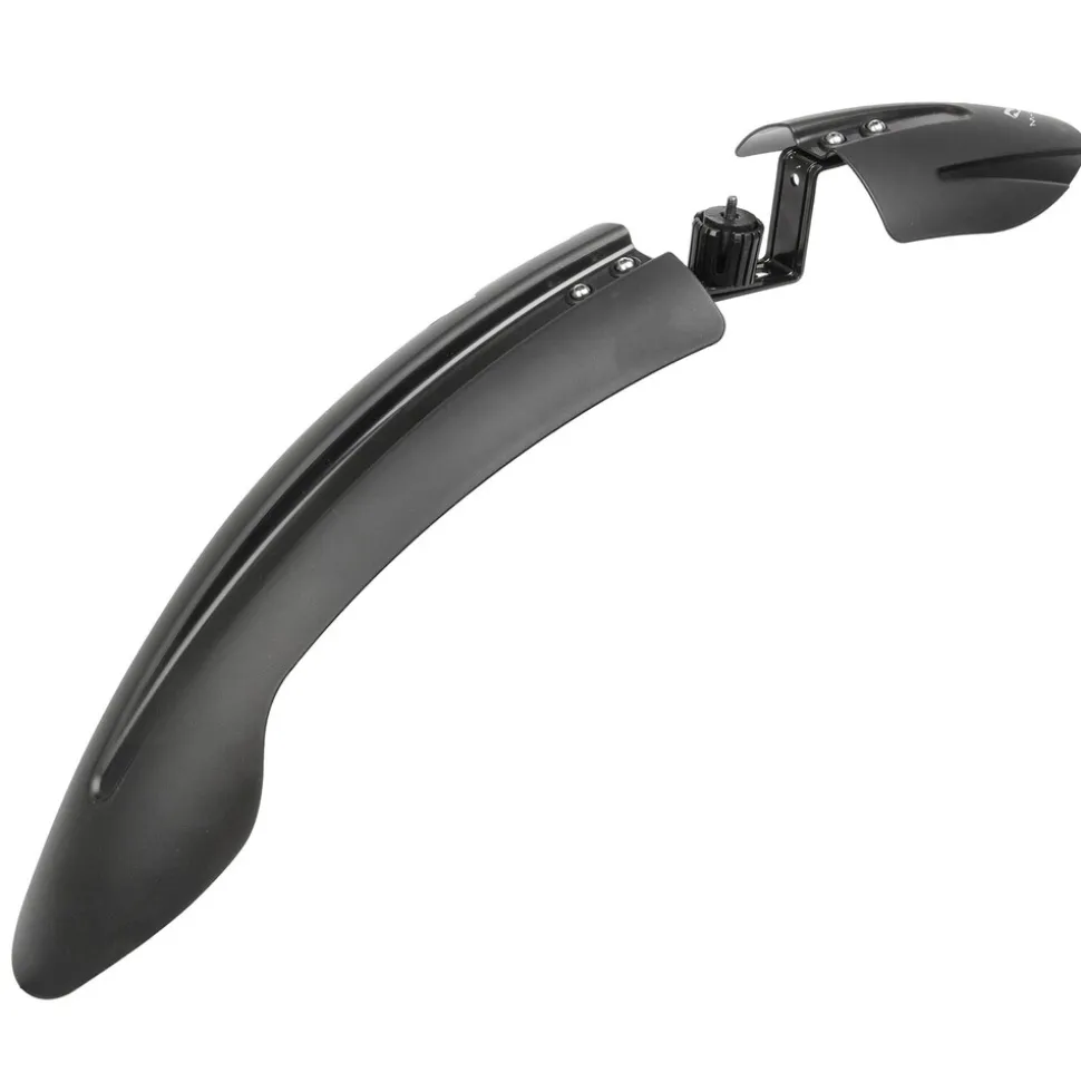 M-Wave Mud Max Plus QR Schutzblech 26 - 29 Zoll Spritzschutz Mudguard Schmutzfänger Fahrradschutzblech Steckschutzblech Set vorne hinten