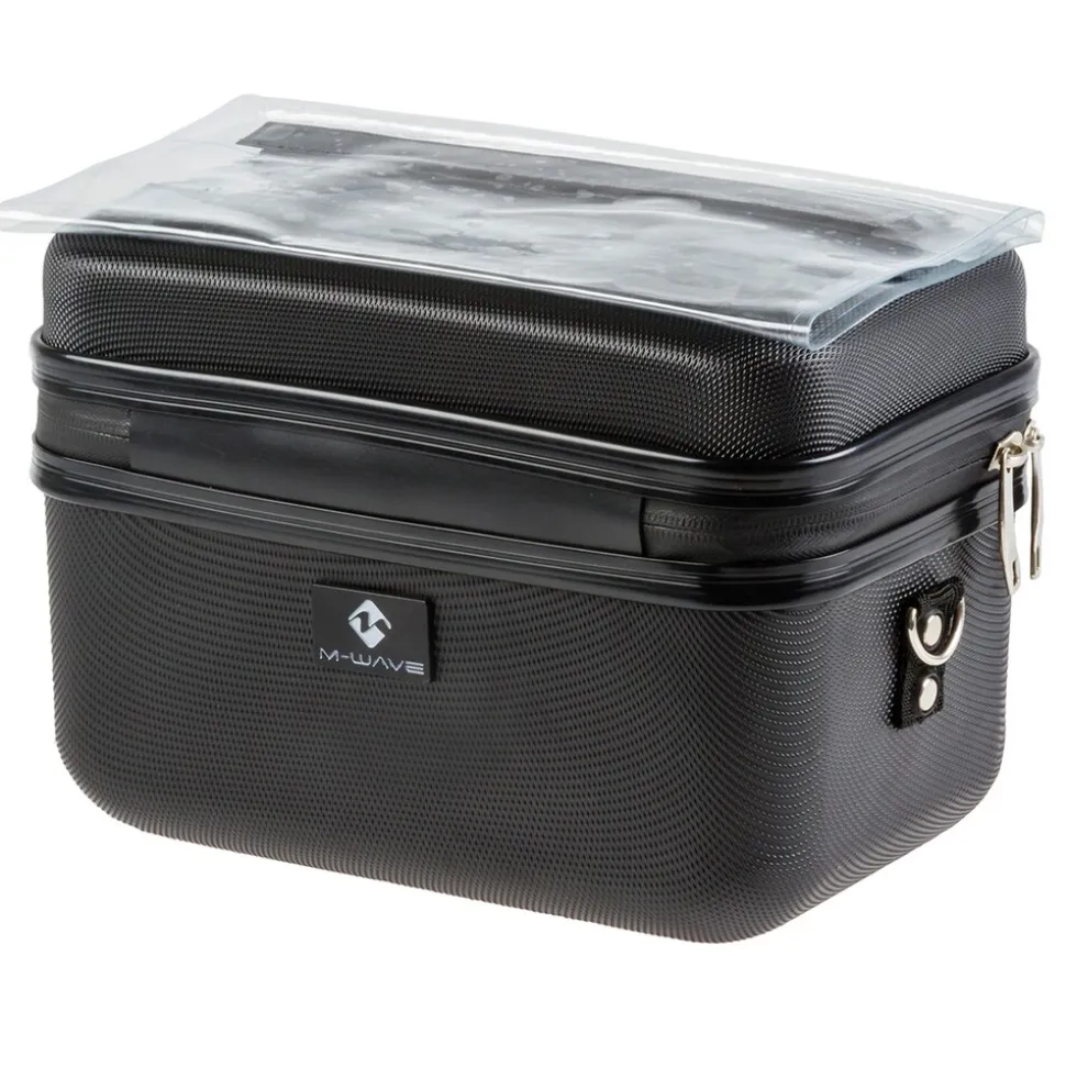 M-Wave Utrecht HC Lenkertasche Fahrrad Tasche Fahrradtasche Lenker Box mit Kartenhalter