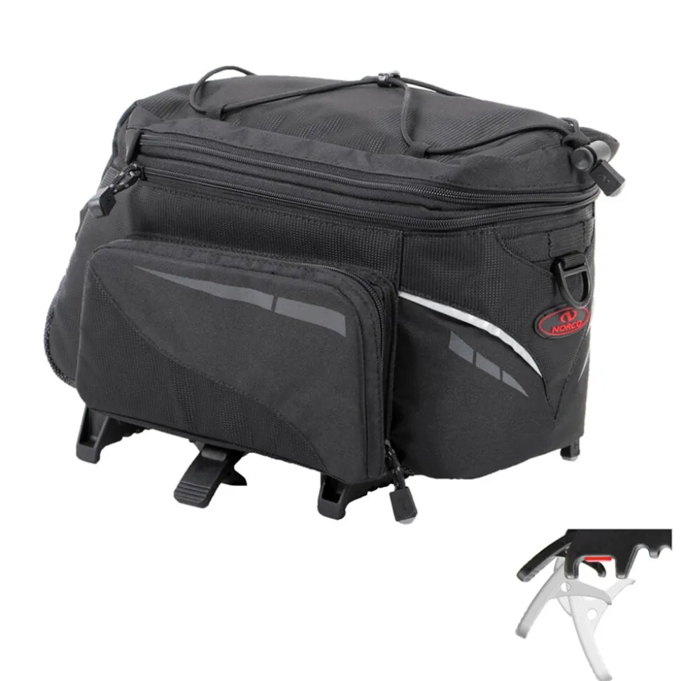 Norco Canmore Gepäckträgertasche TopKlip KLICKfix Fahrrad Tasche hinten für E Bike 8,5 bis 10,5 Liter