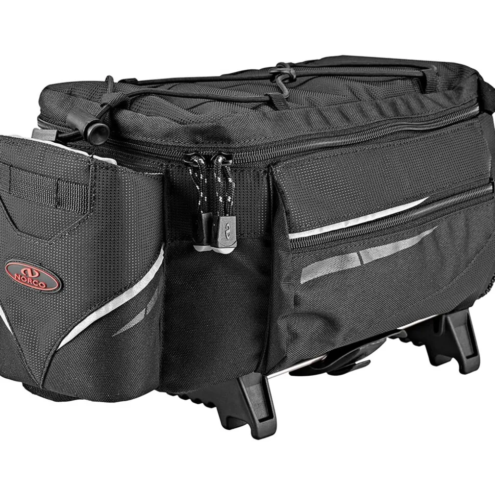 Norco Ohio Gepäckträgertasche TopKlip KLICKfix Fahrrad Tasche hinten für E Bike Regenschutz abnehmbar 7,5 Liter Volumen