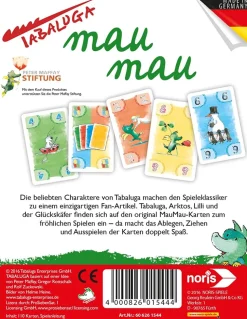 noris Tabaluga Mau Mau Kartenspiel Kinder Familienspiel ab 6 Jahren Kartendeck