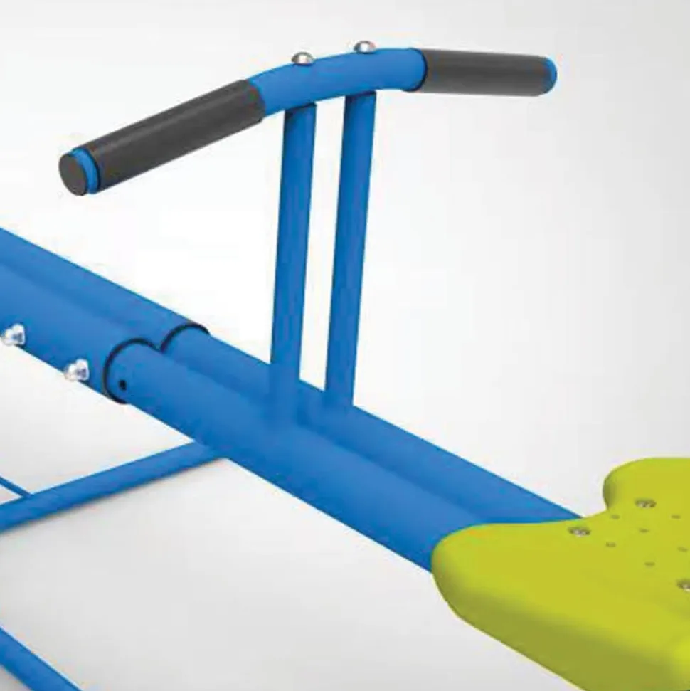 NYVI Kinderwippe NYVIKidz 360 - Outdoor Wippe für Kinder - Metallrahmen, 360 Grad Drehung, Dämpfer unter Sitzen