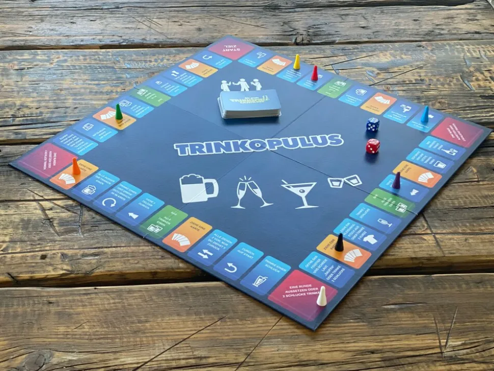 Party BUNDLE Trinkspiel Sammlung Drinktivity mit Beerpong Set für ab 18 Jahren