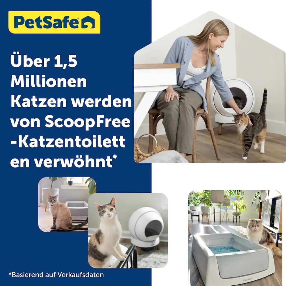 PetSafe ScoopFree SmartSpin Selbstreinigende Katzentoilette