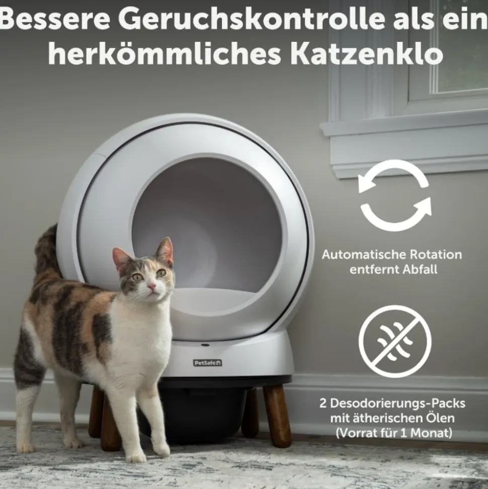 PetSafe ScoopFree SmartSpin Selbstreinigende Katzentoilette