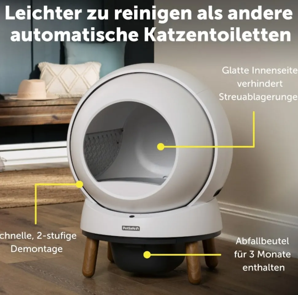 PetSafe ScoopFree SmartSpin Selbstreinigende Katzentoilette