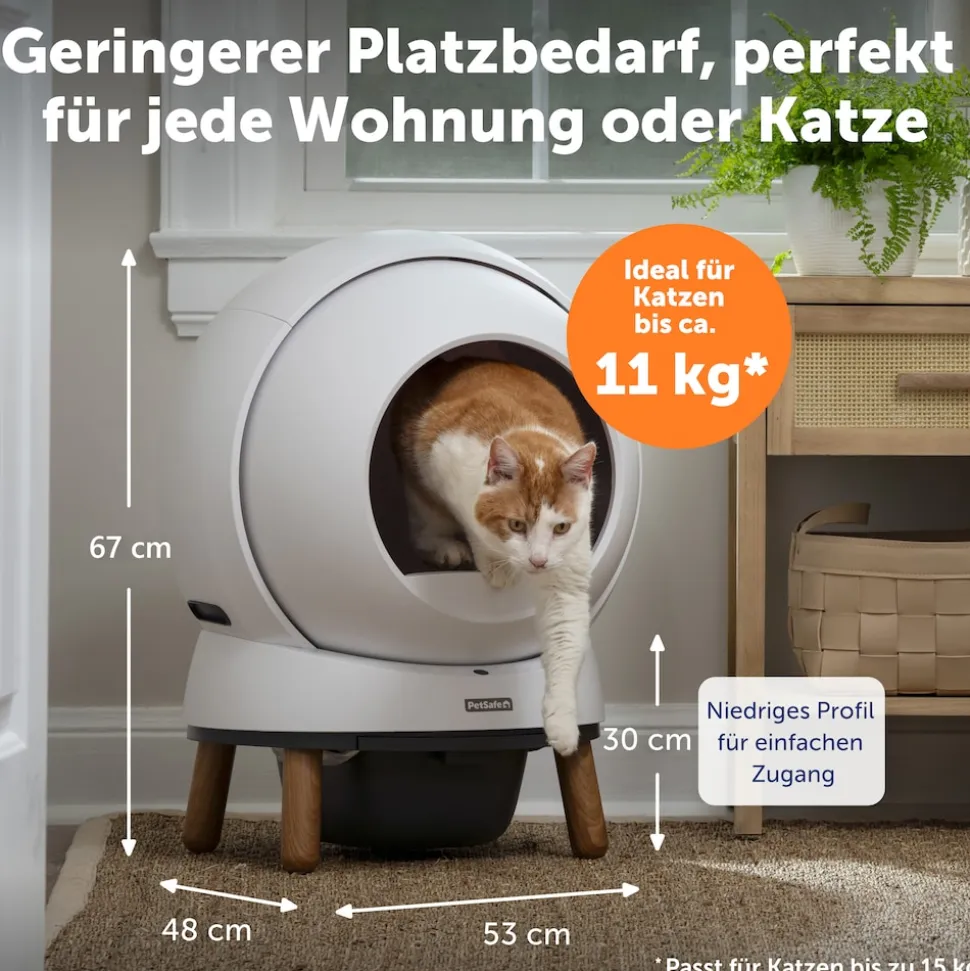 PetSafe ScoopFree SmartSpin Selbstreinigende Katzentoilette