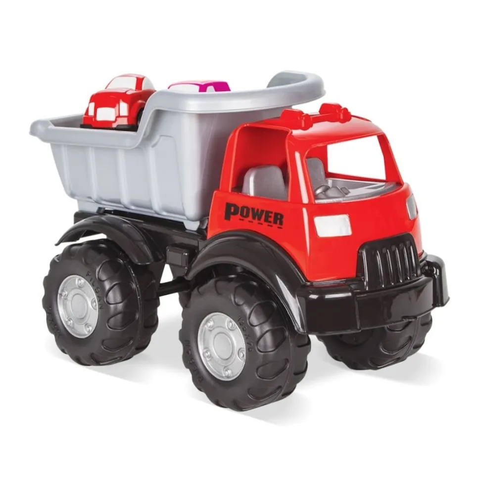 Pilsan Kinder Autotransporter 06516, Laderampe, vier kleine Autos ab 1 Jahr