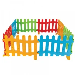 Pilsan Spielzaun, Plastikzaun, Laufgitter 06192, 8 Elemente 68 x 44 x 3 cm