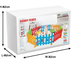 Pilsan Spielzaun, Plastikzaun, Laufgitter 06192, 8 Elemente 68 x 44 x 3 cm