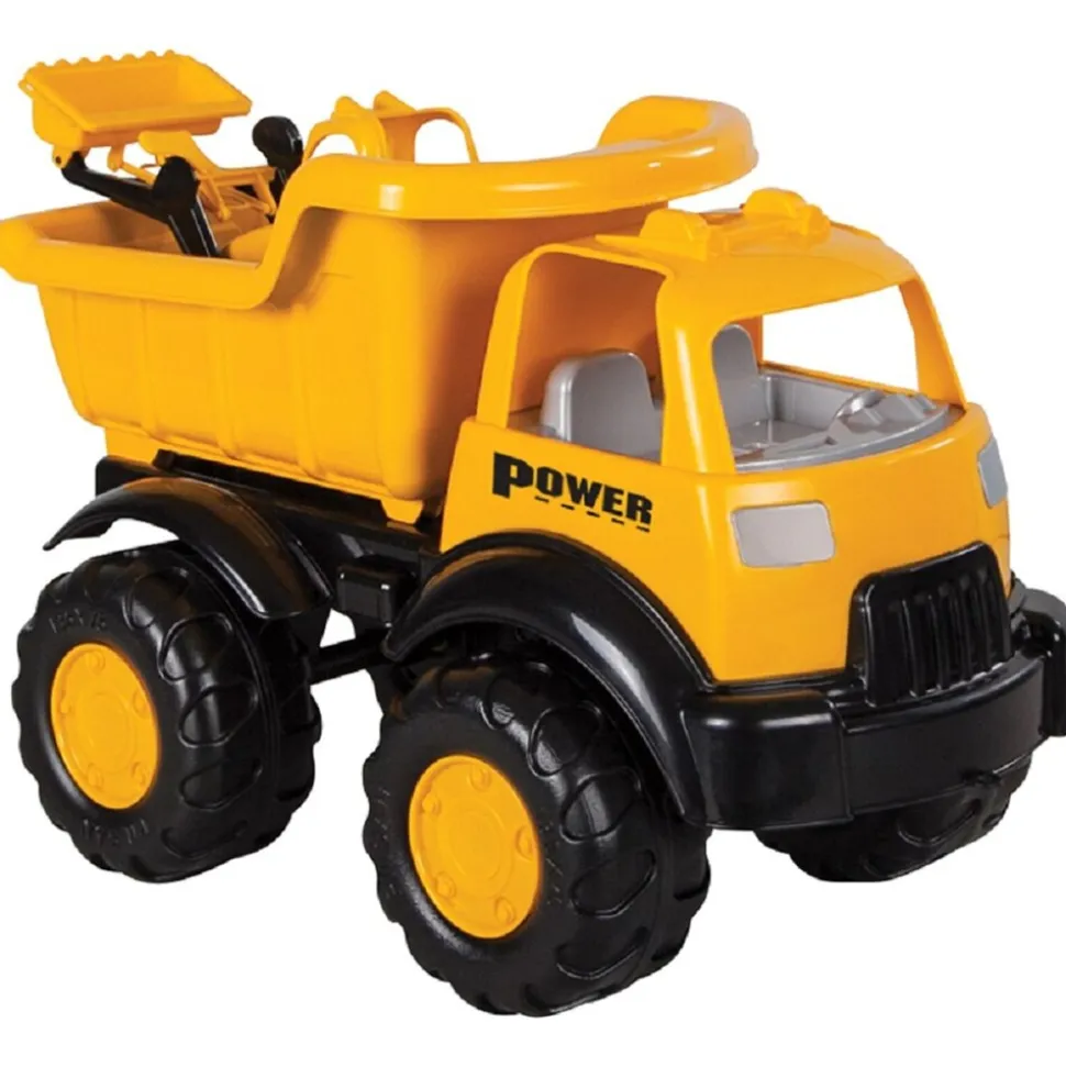 Pilsan Spielzeug Baustellen LKW 49 x 31 x 26 cm mit Bulldozer 06518