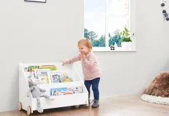 PINOLINO Kinder-Bücherregal mit Rollen Lasse – weiß