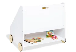 PINOLINO Kinder-Bücherregal mit Rollen Lasse – weiß