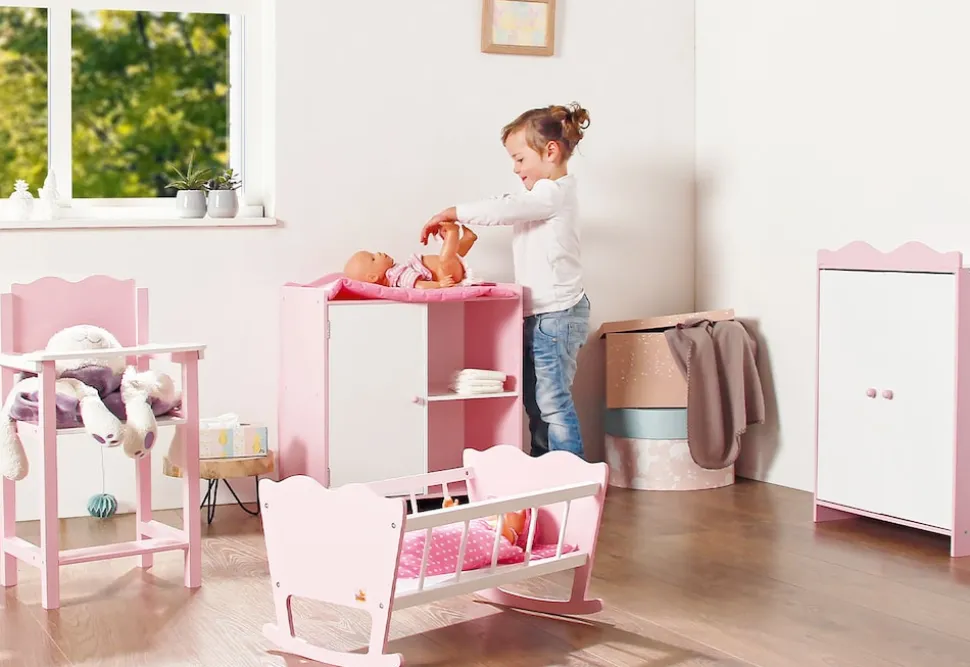 PINOLINO Puppenschrank Jasmin – weiß