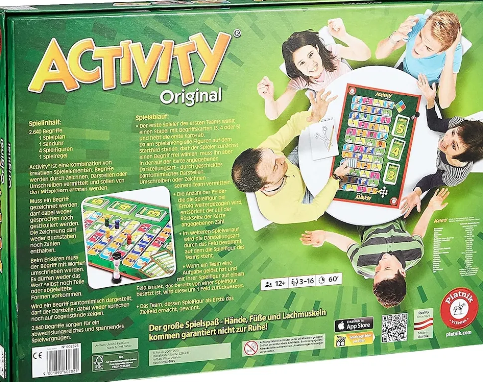 Pitanik - Activity - Original Gesellschaftsspiel Spiel Partyspiel Knobelspiel Denkspiel