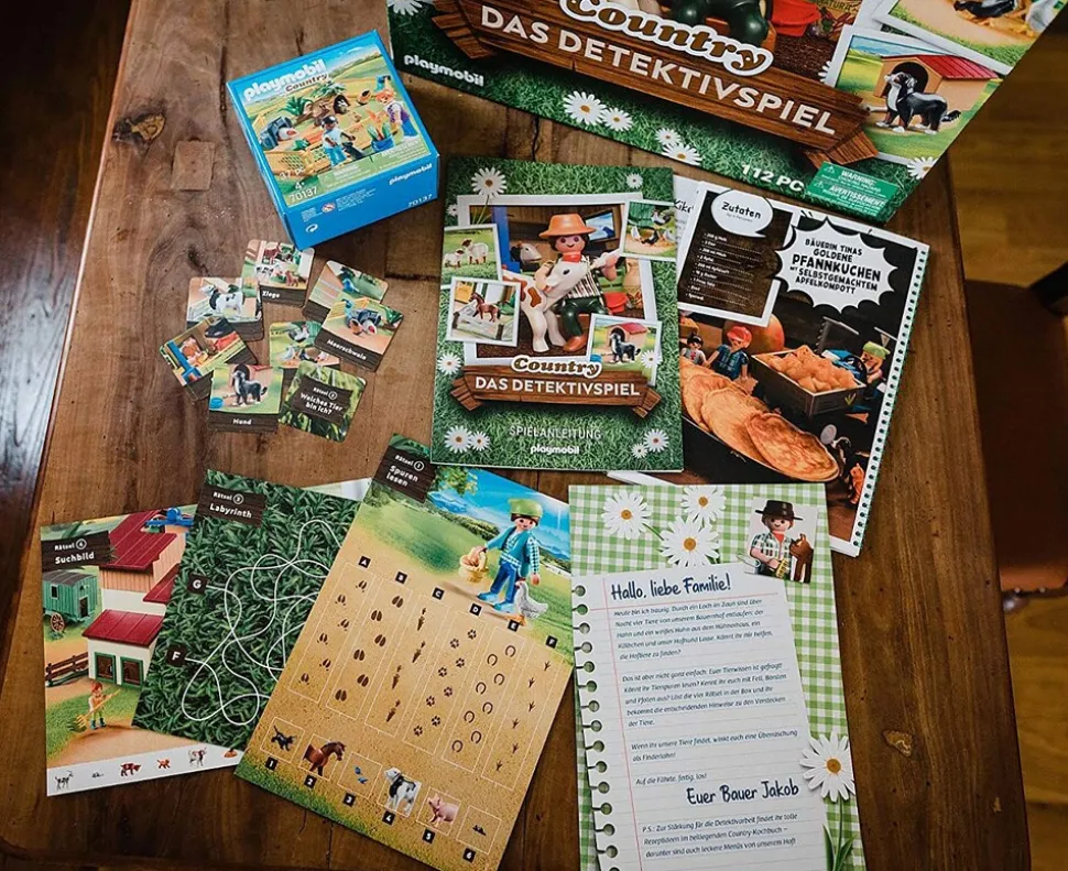 Playmobil 70763 - Country - Das Detektivspiel, Komplettpaket