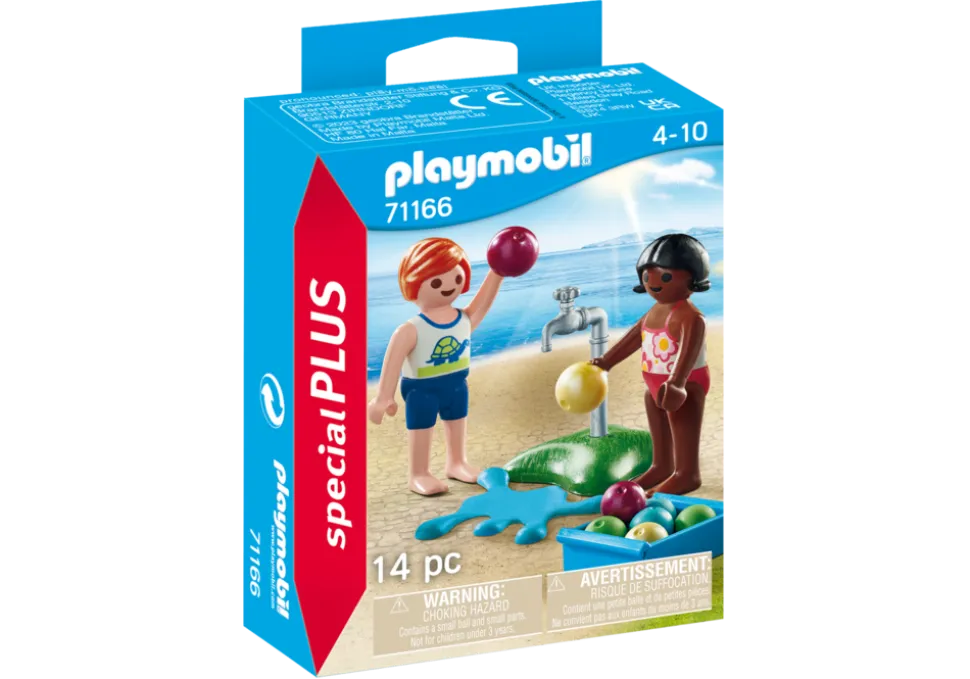Playmobil Kinder mit Wasserballons