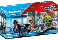 Playmobil Polizei-Motorrad: Geldräuberverfolgung