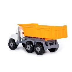 Polesie Spielzeug LKW, Kipper 96241 Ladefläche, Pritschenwagen, Kippfunktion orange