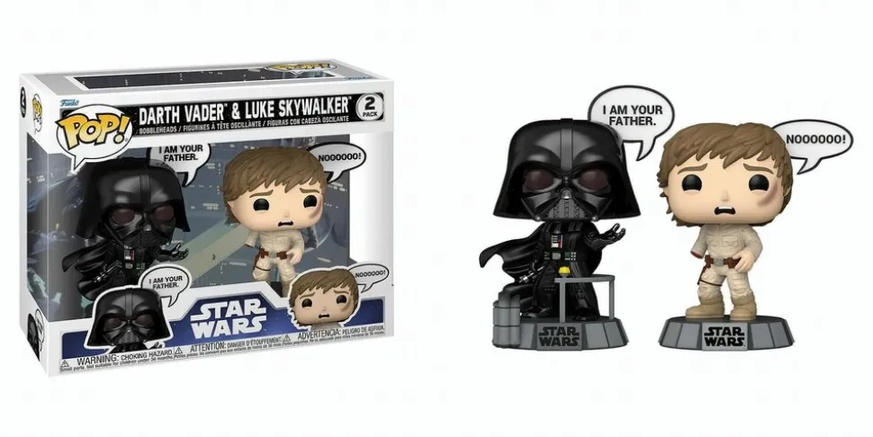 POP Star Wars Sayings Darth Vader/Skywalker 2Pack