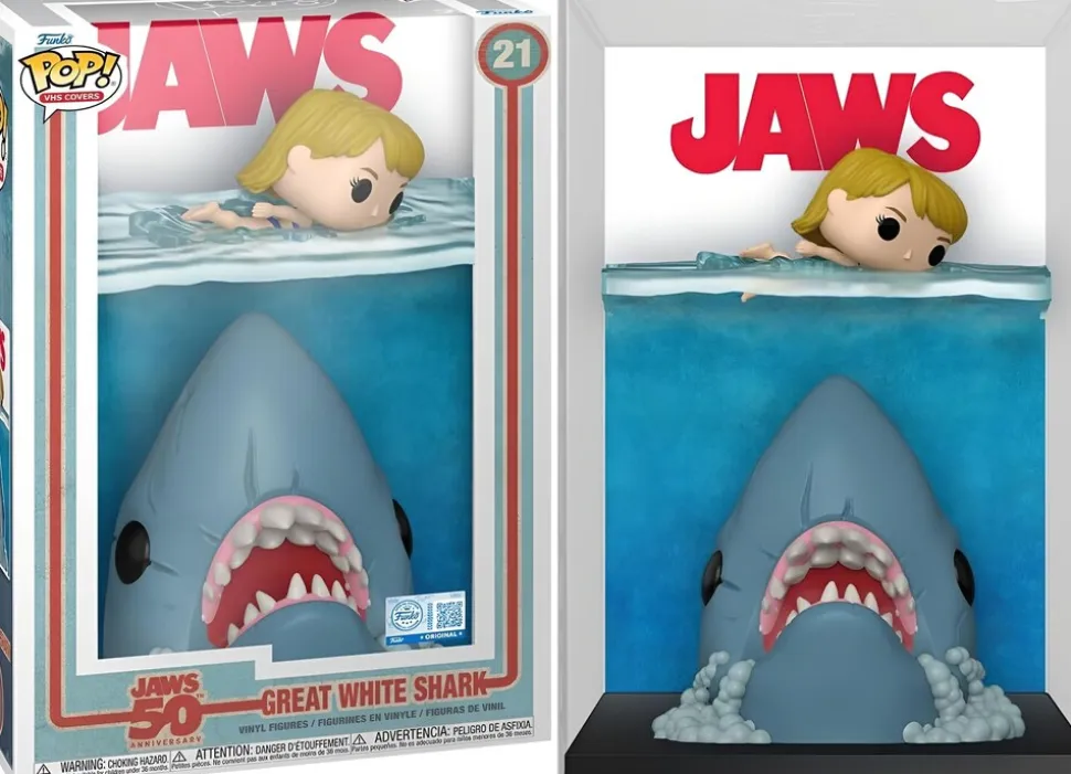 POP - VHS Covers - Jaws 50th Anny. - Great Shark