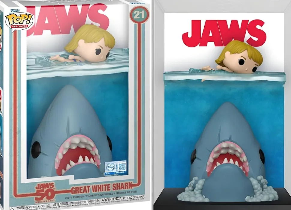 POP - VHS Covers - Jaws 50th Anny. - Great Shark