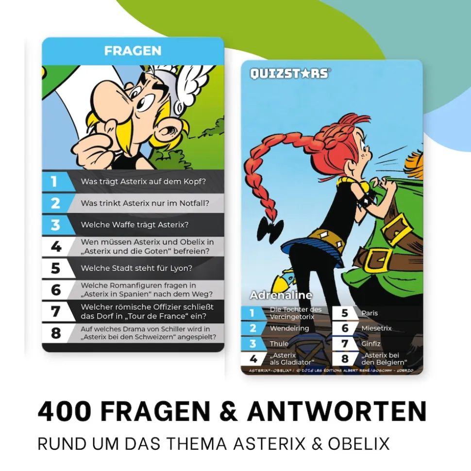 Quizstars Asterix & Obelix 400 Fragen Antworten Spiel ab 6 Jahren