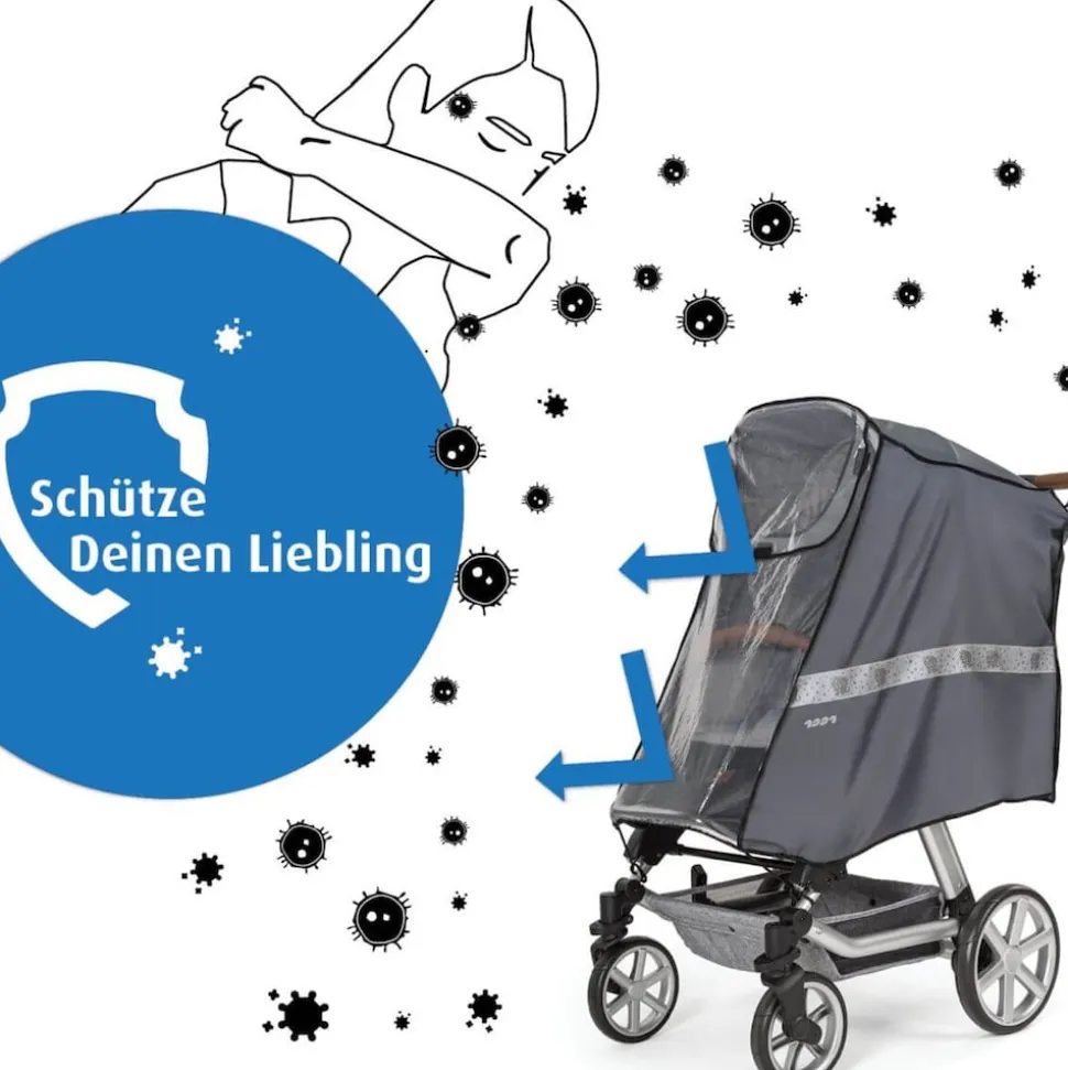 reer Active Regenschutz für Buggys und Sportwagen