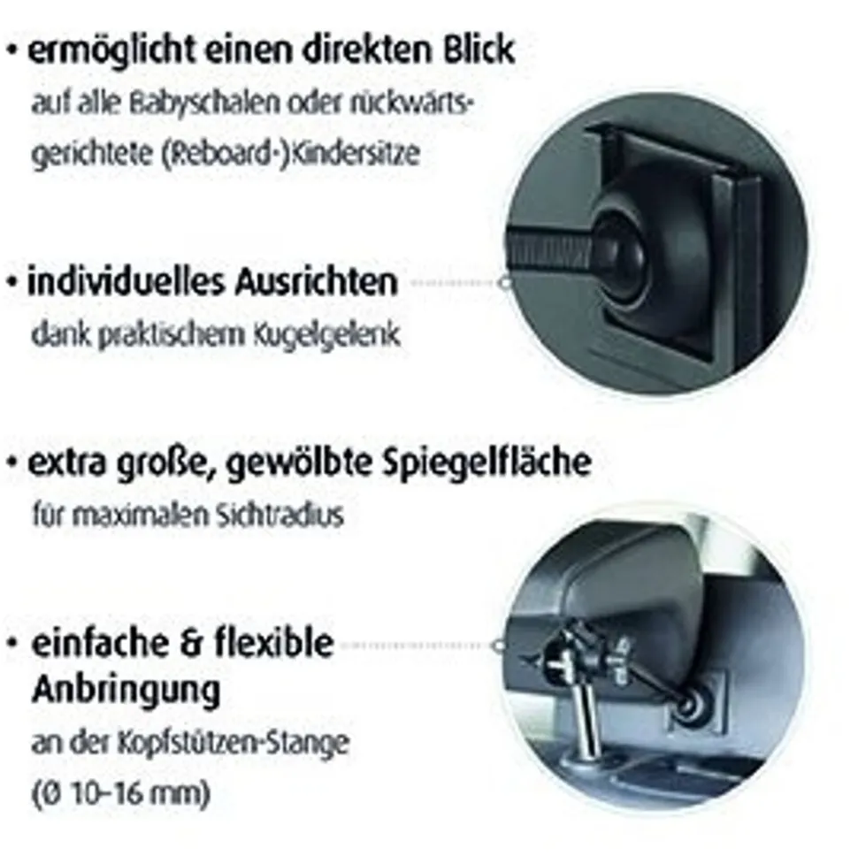 reer BabyView Auto-Sicherheitsspiegel