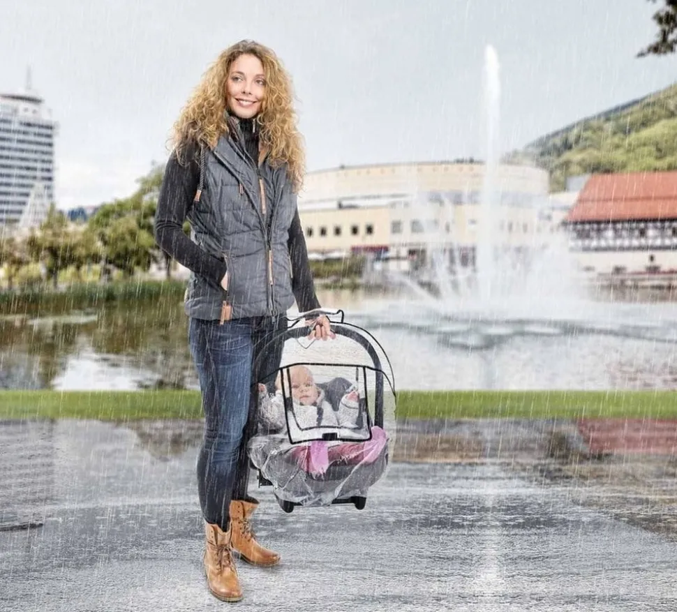 reer RainCover Baby Regenschutz für Babyschale